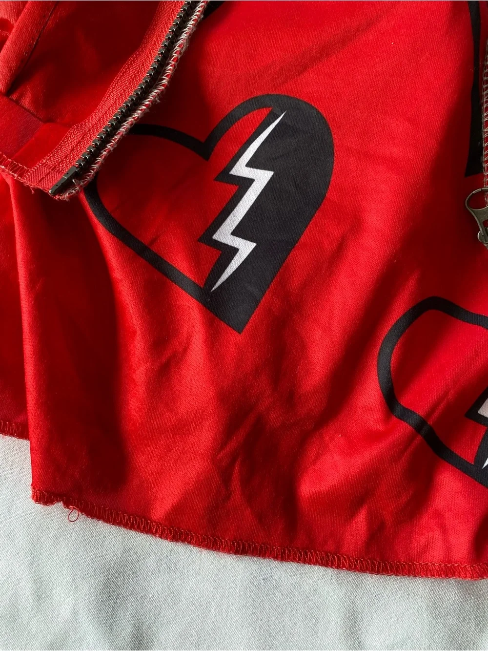 NWOT Descendants Rise of Red Jacket Halloween Costume Size Kids Medium 7/8